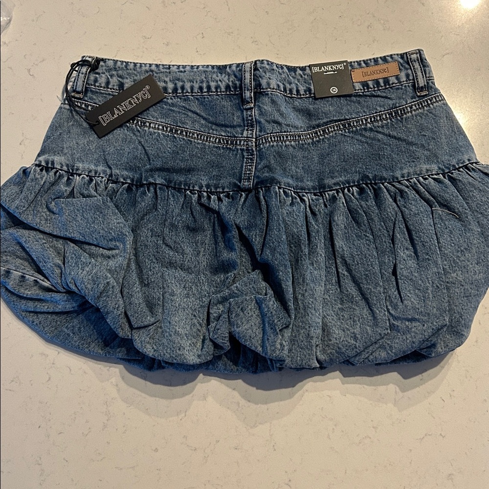 Blank NYC Bubble Denim Skirt - Picture 4 of 7